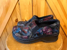 KLOGS Women's Leather Nursing Clogs Multicolor Size 7M