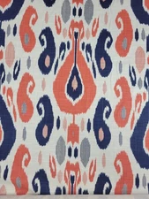 John Robshaw Fazil Duralee LG IKAT Designer Fabric Sold By The Yard 