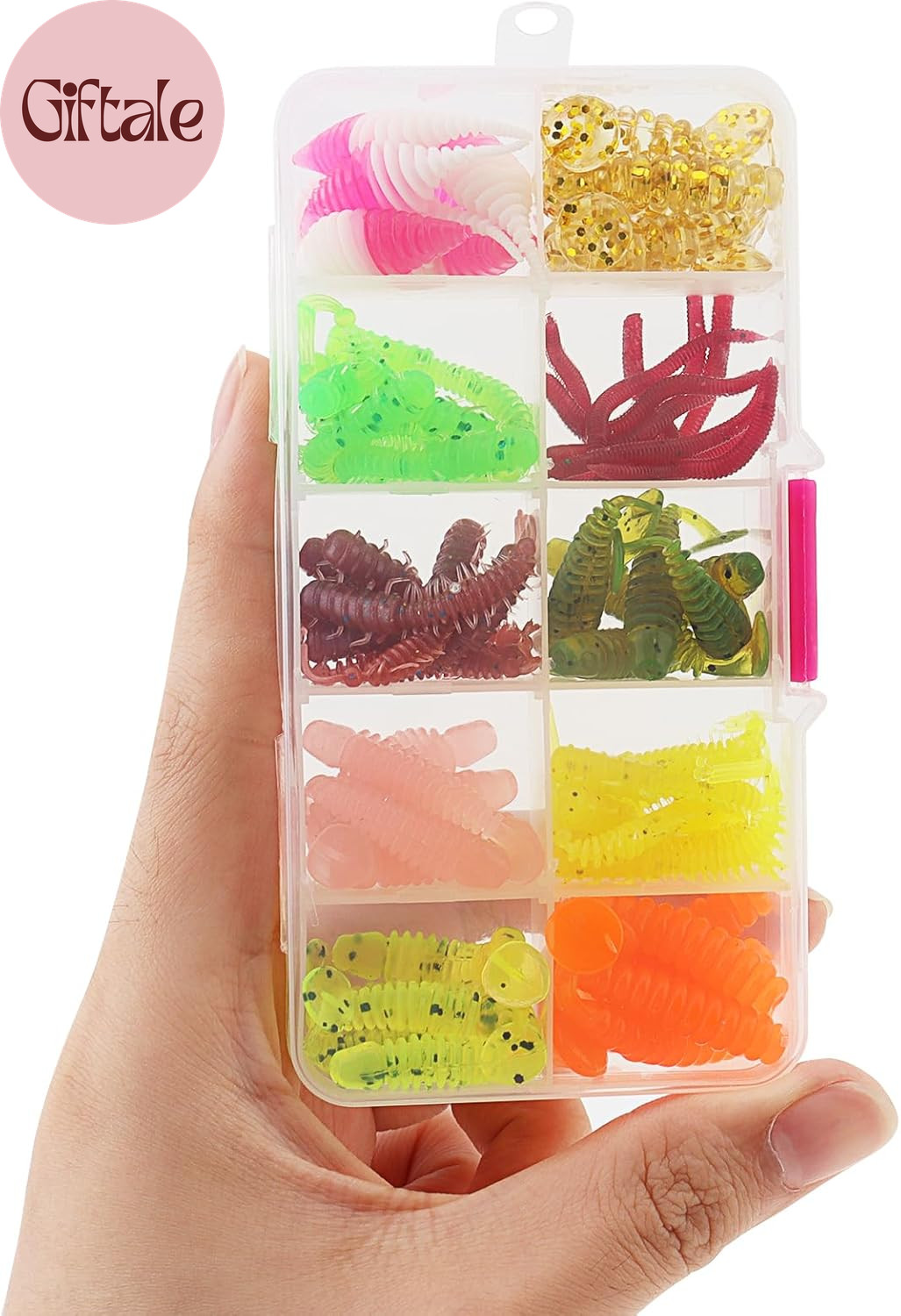 68Pcs Fishing Topwater Lures Kits Mixed Artificial Baits Tackle Box, Soft Plasti - Image 6