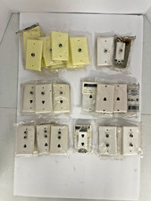 RJ11 Telephone Jacks  F Connector Coax Jacks  Combinations. With Plates. NEW.