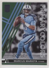 2018 Donruss Elite Primary Colors Green Marcus Mariota #PC22 0y59