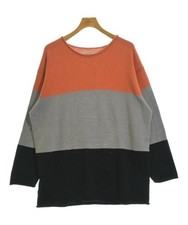 wenzday Sweaters GrayxOrangexBlack F 2200597717437