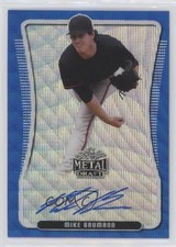 2020 Leaf Metal Draft Blue Wave 12/20 Mike Baumann #BA-MB2 Auto no9