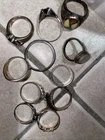 Sterling Silver 34.8 Grs Ring Lot Of 11 Wearable 925 Various Size Vintage to Now