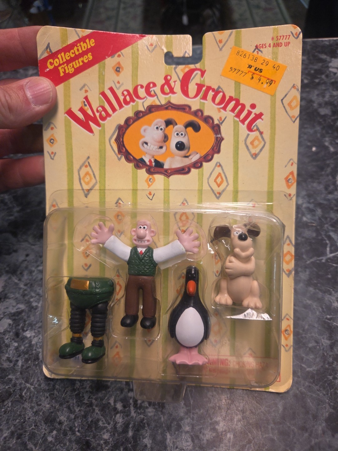 Wallace & Gromit Figures Collectible Vintage Rare Toy Feathers McGraw 1989