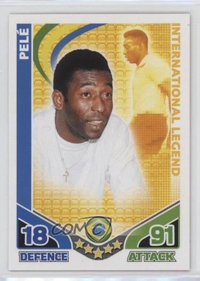 2010 Topps Match Attax South Africa World Cup UK Edition Pele 01un