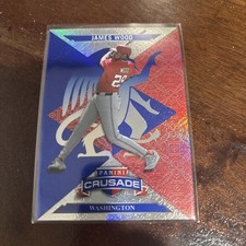 2025 Panini Crusade Crusade Blue Mojo #78 James Wood - Washington Nationals