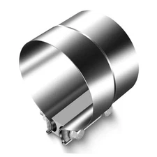 4 Inch Lap Joint Exhaust Clamp for Mufflers, Pipes Exhaust Tips, Catback 4in