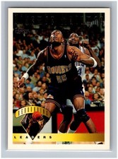 1995-96 Topps Dikembe Mutombo #12 League Leaders NBA Denver Nuggets Basketball