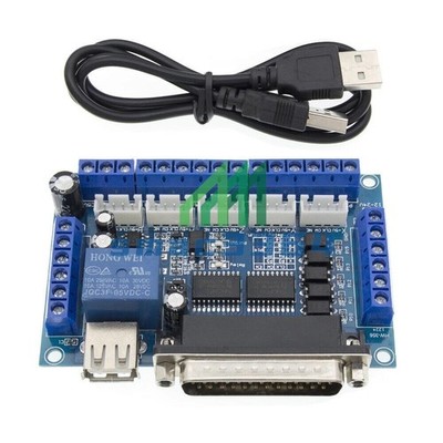 5 axis MACH3 CNC Breakout Board with optical coupler for Stepper Motor Driver *u