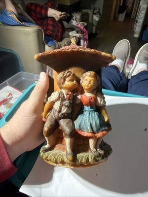 ANTIQUE VINTAGE DIESE KERZE IST GESCHMACKSMUSTER GESCHUTZT HANDCRAFTED CANDLE 7''