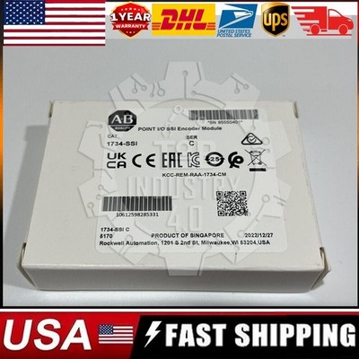 1PC AB 1734-SSI AB AB POINT I/O SSI Encoder Input Module Sealed US Free Tax