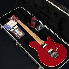 Guitarra Eléctrica MUSIC MAN AXIS Trans Roja Hecha en EE. UU. 2008 Cuerpo Sólido
