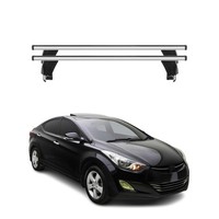 Menabo DachträGer GrundtäGer FüR Hyundai Elantra Mk5 2011-2016 50Kg Alu Grau 2X