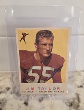 1959 Topps Jim Taylor #155 (RC) VG-EX *NDSC