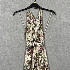 GUESS Los Angeles Maxi Dress Size XS Floral Design Multicoloured Sleeveless New