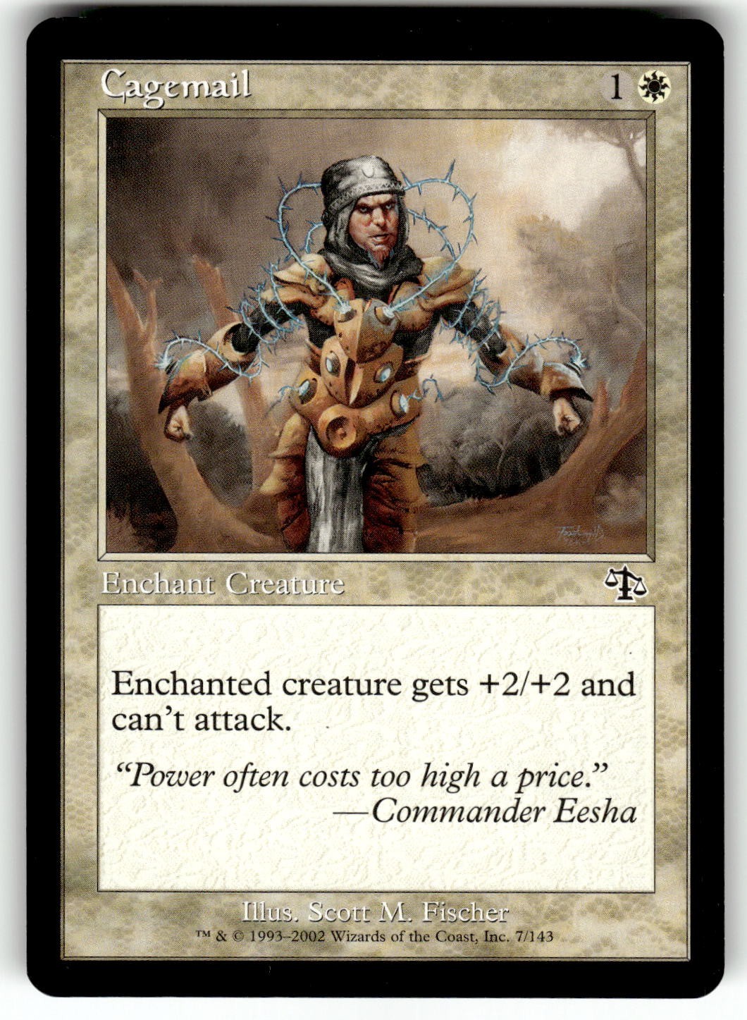 MTG Magic: The Gathering: Judgment Card JUD 7/143 Cagemail