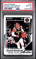 2024 PANINI DONRUSS PRESS PROOF SILVER #158 RUSSELL WESTBROOK PSA 10