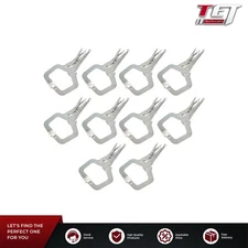 10 pc 11" Swivel Pad Locking C-Clamp Locking Pliers Entrained Rotary Gasket US