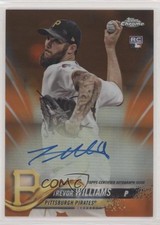 2018 Topps Chrome Rookie Orange Refractor 4/25 Trevor Williams #RA-TWI Auto 2a9