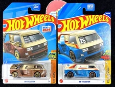 1979 VW T3 CUSTOM VAN Gold,White 2024 1st Edition & 2025 Volkswagen T3 Lot of 2