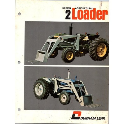 Dunham Lehr 2 Loader Series Agricultural Vintage Farming Leaflet SJ24