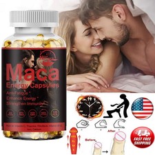 Male Enhancing Libido 120 Capsules - Maca Root Massive Girth Enlargement Support