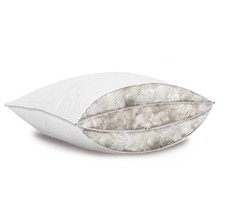 Image of Duck Down Surround Pillow, Side Sleeper, Support, Cotton, 100% Down