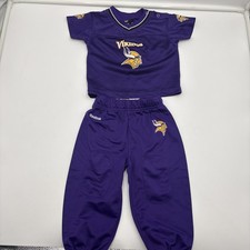 Reebok Minnesota Vikings Baby Uniform 2-Piece Set 18 Months Purple Pre-Owned