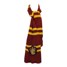 Harry Potter Wizarding World Gryffindor Red Knit Scarf Universal Studios EUC