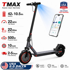 Electric Scooter 42v 500W For Adult 10"Off Road Fat Tires Fast Speed US