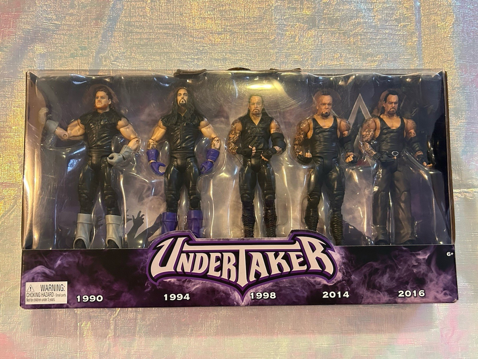 Mattel WWE  Undertaker 5-Pack Action Figure Set 1990-2016 - Sealed in Box