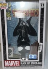 Funko Marvel Black Suit Spider-Man Pop! Comic Book Cover With Protector #71 2025