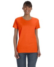 Gildan G500L Ladies Solid Heavy Cotton Short Sleeve Plain Blank Casual T-Shirt