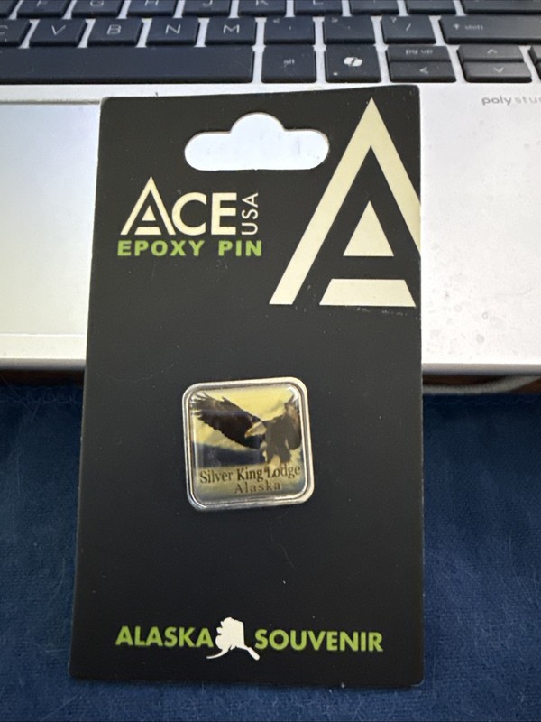  Ace USA Epoxy Pin souvenir Alaska