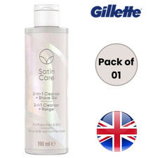 Gillette Venus Skin Care 2-in-1 Gentle Gel Cleanser Shave Gel 190ml - Pack of 1 36.79 per litre