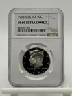 1995-S Silver Kennedy Half Dollar NGC PF69 Ultra Cameo Proof 90% Silver