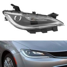 For 2015-2017 Chrysler 200 Headlight Halogen Headlamp w/o LED DRL Passenger Side