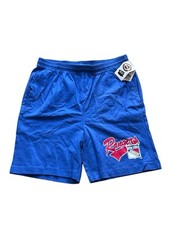VTG 90s NWT NEW YORK RANGERS TRUE FAN SHORTS LARGE BASKETBALL DRAWSTRING NHL