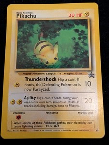Pikachu Black Star Promo 27 | eBay