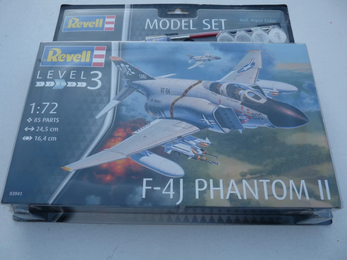 Maquette REVELL 1/72 F-4F Phantom II – Kit Avion Militaire, Neuf, Réf 04307