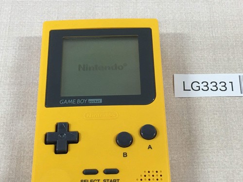 LG3331 Plz Read Item Condi GameBoy Pocket Yellow Game Boy Console Japan
