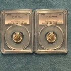 Buying a Pair Of 1960 (P) Roosevelt Dime s 10c PCGS MS65