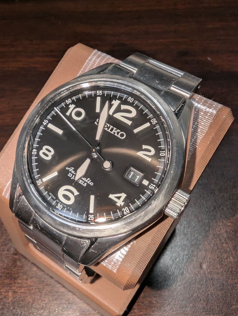セイコー SARG009 極美品 最終値下げ GW特価早いもの勝ち Seiko Men's Black Watch - SARG009 for sale online | eBay