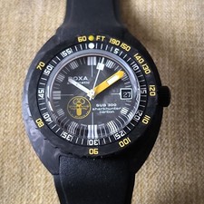 DOXA SUB 300 SHARKHUNTER CARBON US DIVERS AQUA-LUNG COSC.  LE OF 300.  UNWORN.