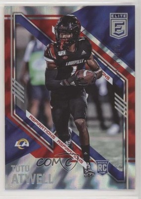 2021 Donruss Elite Rookies Aspirations Shimmer /499 Tutu Atwell Rookie RC 0i1i