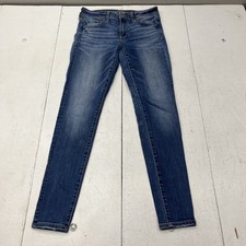 American Eagle Blue Dark Wash Super Stretch Ankle Jegging Jeans Women's Size 4