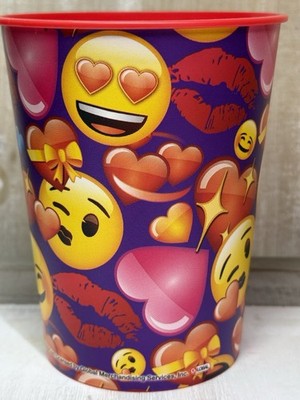 EMOJI 16oz Plastic Cup Collectible Keepsake Party Favor NEW HTF