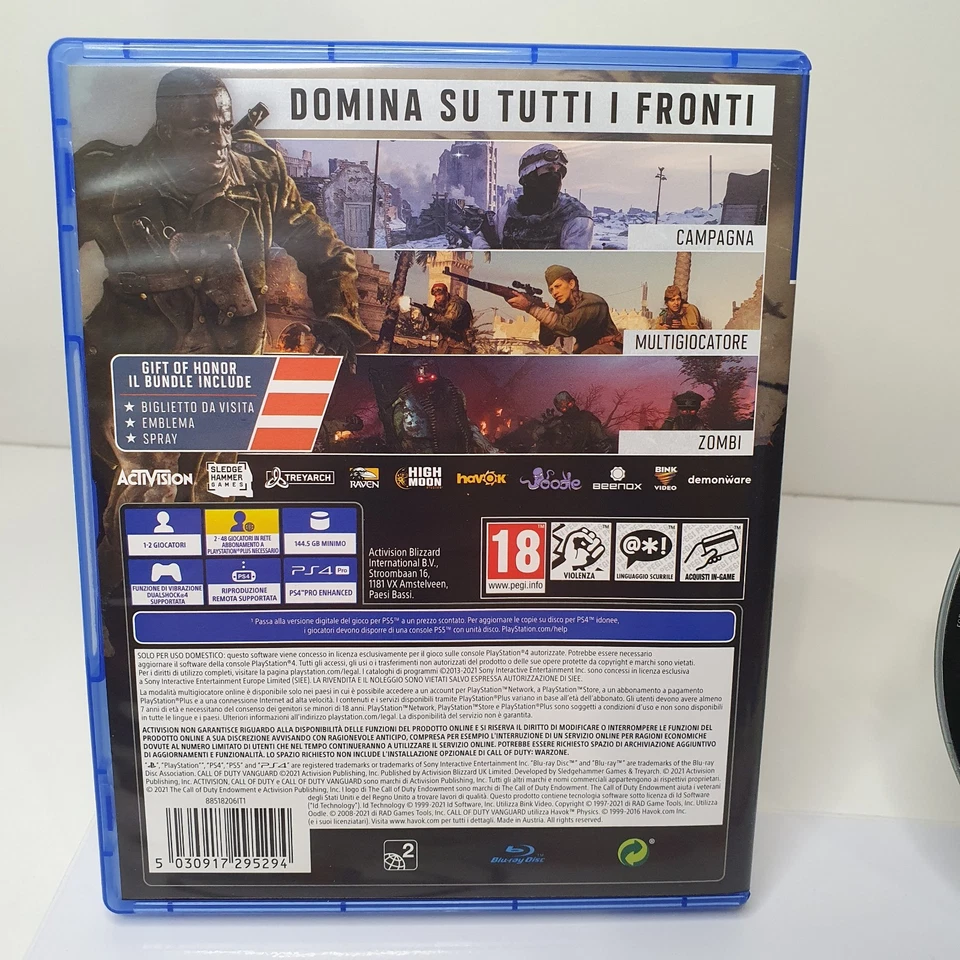 CALL OF DUTY VANGUARD per PS4 Completamente in Italiano PlayStation 4 - Immagine 4 di 4