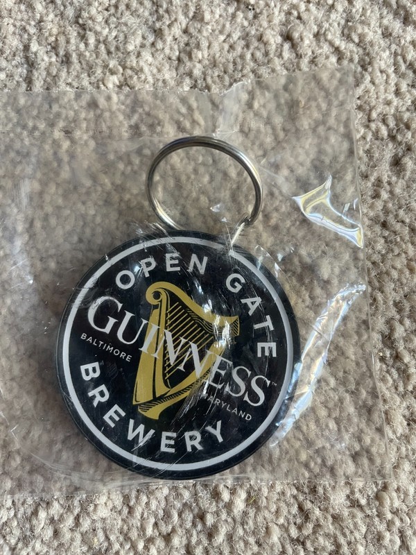Guinness Open Gate Brewery Keychain